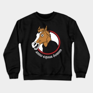 Horse Mask Crewneck Sweatshirt